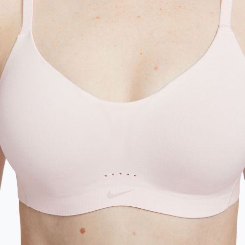 Biustonosz treningowy Nike Alate Minimalist Light-Support light soft pink/stone mauve/pink oxford