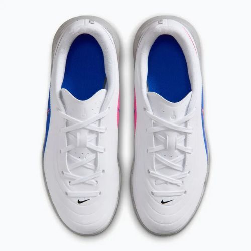 Buty piłkarskie dziecięce Nike Tiempo Maestro Club Jr IC white/racer blue/pink blast/black