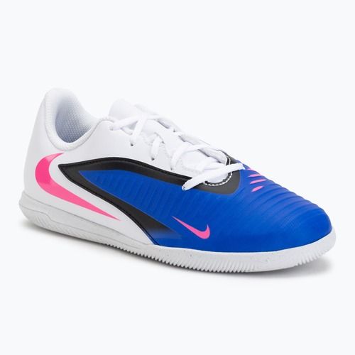 Buty piłkarskie dziecięce Nike Jr. Phantom 6 Low Club IN racer blue/white/pink blast