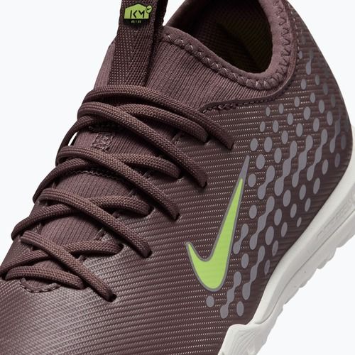 Buty piłkarskie dziecięce Nike Mercurial Vapor 16 Academy Kylian Mbappe TF plum eclipse/metallic silver