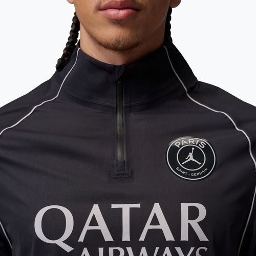 Longsleeve piłkarski męski Nike Paris Saint-Germain Strike Elite SE Aerogami Shell Top black/black/atmosphere grey