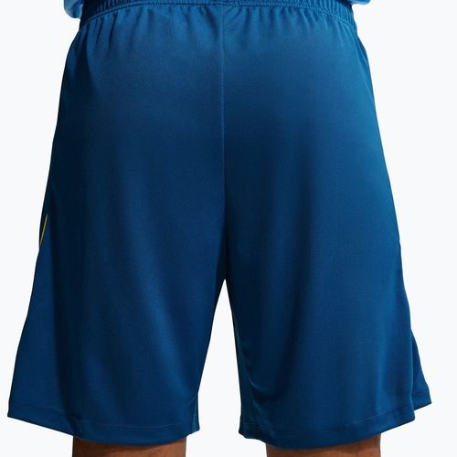 Spodenki piłkarskie męskie Nike FC Barcelona Strike SE gym blue/opti yellow/opti yellow