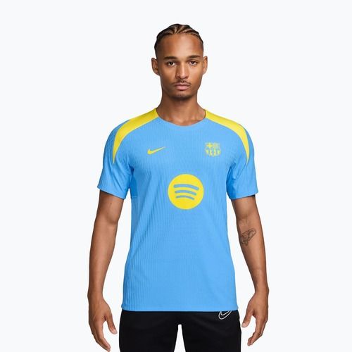 Koszulka piłkarska męska Nike FC Barcelona Strike Elite SE Drill Top university blue/opti yellow