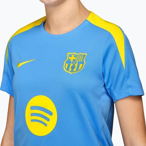 Koszulka piłkarska dziecięca Nike FC Barcelona Strike SE Jr university blue/opti yellow