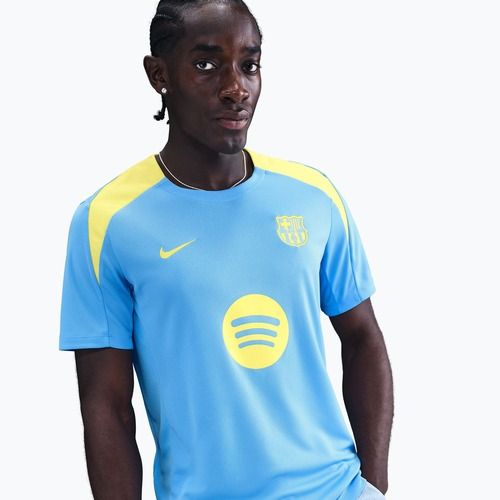 Koszulka piłkarska męska Nike FC Barcelona Strike SE university blue/opti yellow