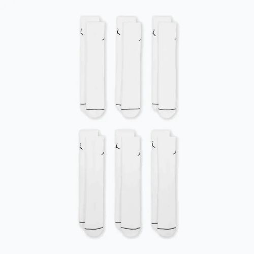 Skarpety Nike Jordan Everyday Cushioned Crew 6 par white/black