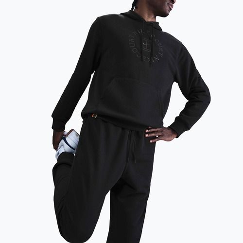 Bluza tenisowa męska Nike Court Dri-Fit Heritage French Terry Hoodie black/anthracite