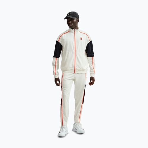 Bluza tenisowa męska Nike Court Heritage sail/turf orange