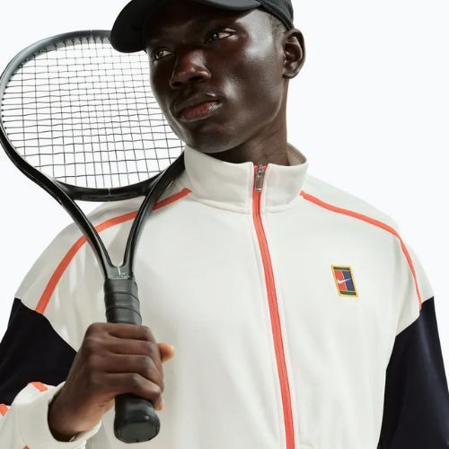 Bluza tenisowa męska Nike Court Heritage sail/turf orange