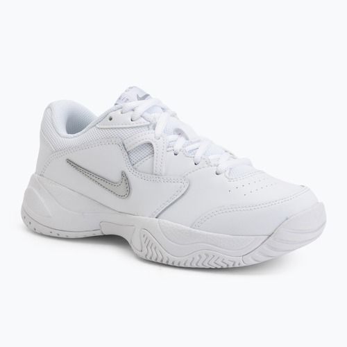 Buty do tenisa dziecięce Nike Court Lite 2 Jr white/metallic silver