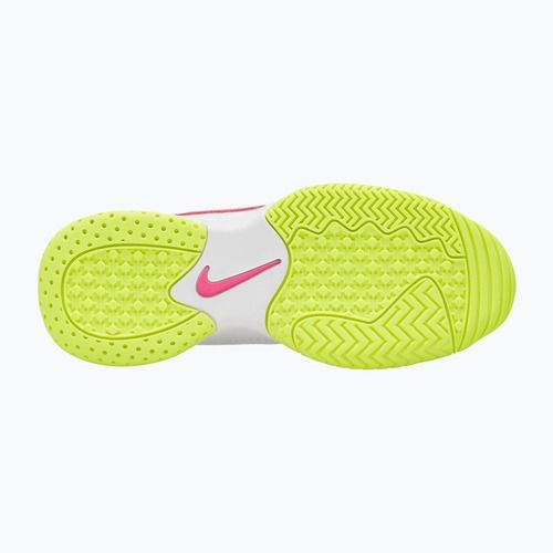 Buty do tenisa dziecięce Nike Court Lite 2 Jr white/hot lime/grey fog/laser fuchsia