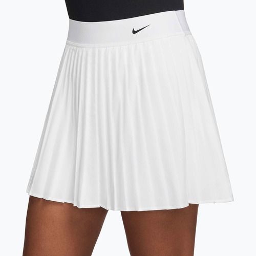 Spódnica tenisowa Nike Victory Dri-Fit High-Waisted Pleated white/black