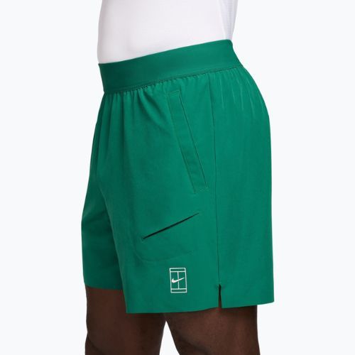 Spodenki tenisowe męskie Nike Court Dri-Fit Advantage 6" malachite/white