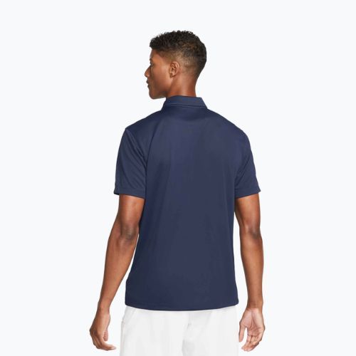 Koszulka tenisowa męska Nike Court Dri-Fit Polo Solid obsidian/white