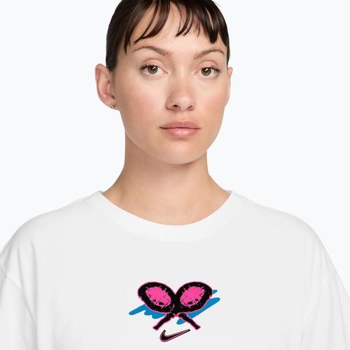 Koszulka tenisowa damskie Nike Slam Dri-Fit white