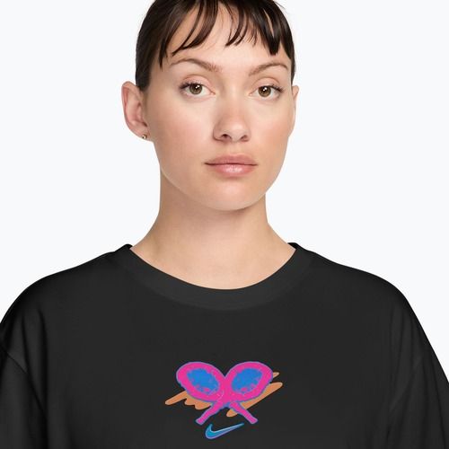 Koszulka tenisowa damskie Nike Slam Dri-Fit black