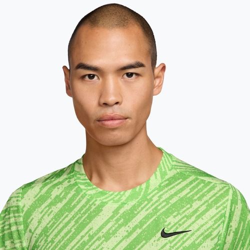 Koszulka tenisowa męska Nike Court Dri-Fit Victory Print mean green/black