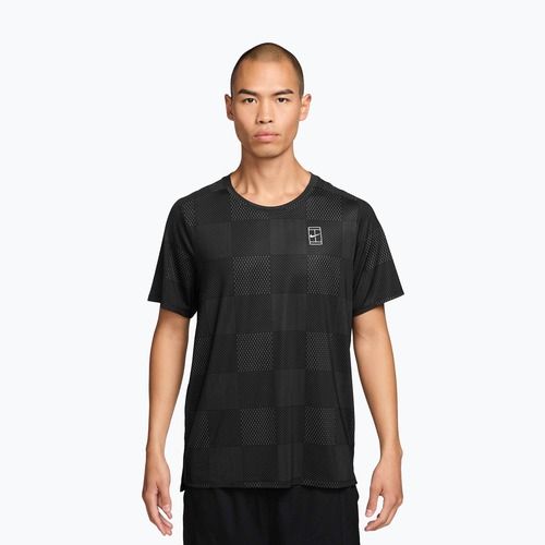 Koszulka tenisowa męska Nike Court Dri-Fit Advantage Print black/white