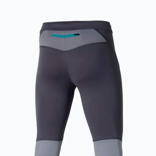 Legginsy do biegania męskie Mizuno Active Warmalite Long odyssey grey