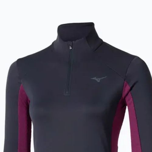 Bluza do biegania damska Mizuno Active Warm Half Zip baritone blue