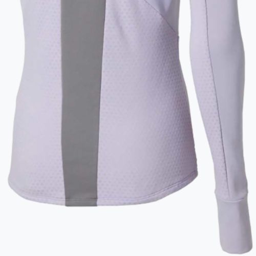 Bluza do biegania damska Mizuno Active Warm Hooded icelandic blue