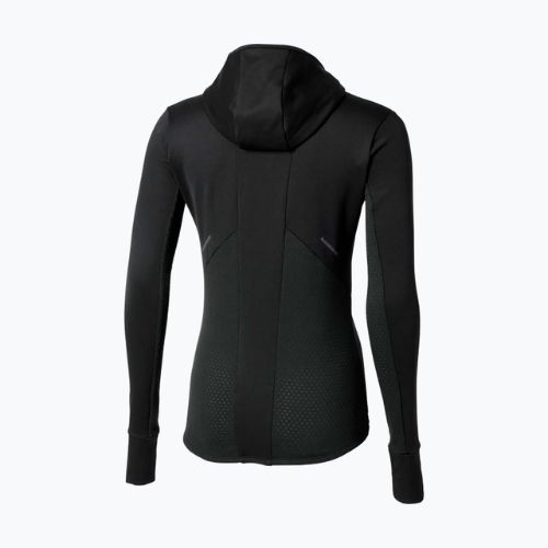 Bluza do biegania damska Mizuno Active Warm Hooded black