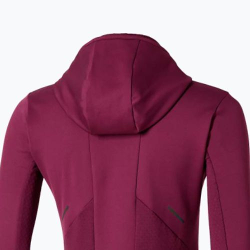 Bluza do biegania damska Mizuno Active Warm Hooded dark purple
