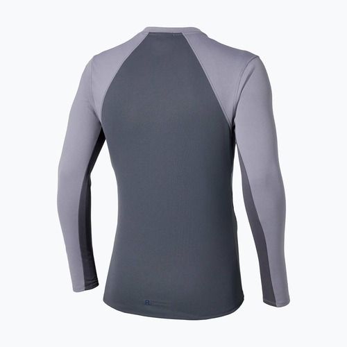 Longsleeve do biegania męski Mizuno Tech Thermal Charge quiksilver