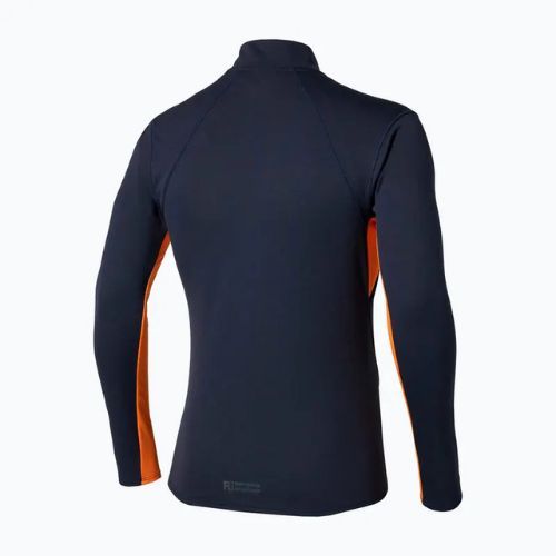 Longsleeve do biegania męski Mizuno Tech Thermal Charge Half Zip baritone blue