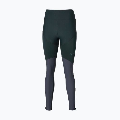 Legginsy do biegania damskie Mizuno Tech Thermal Charge Long black/odyssey gray
