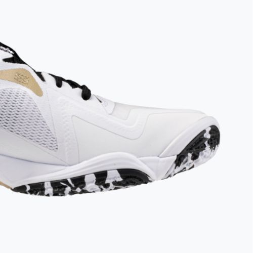 Buty do siatkówki Mizuno Wave Lightning Z8 Mid white/black/ge gold