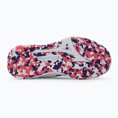 Buty do piłki ręcznej Mizuno Wav Stealth Neo 2 white/violet indigo/camellia rose