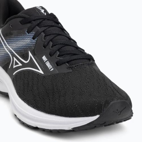 Buty do biegania męskie Mizuno Wave Equate 9 black/white/vintage indigo