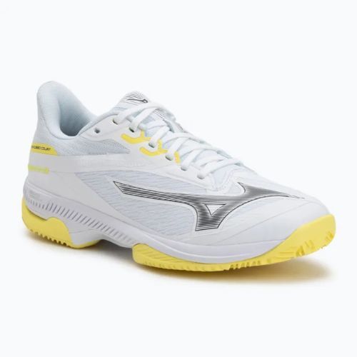 Buty do padla damskie Mizuno Wave Exceed Court Padel W white/black send/lemon tonic
