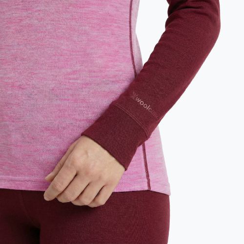 Komplet bielizny termoaktywnej damskiej WOOLCANO Merino SET0980 fioletowy