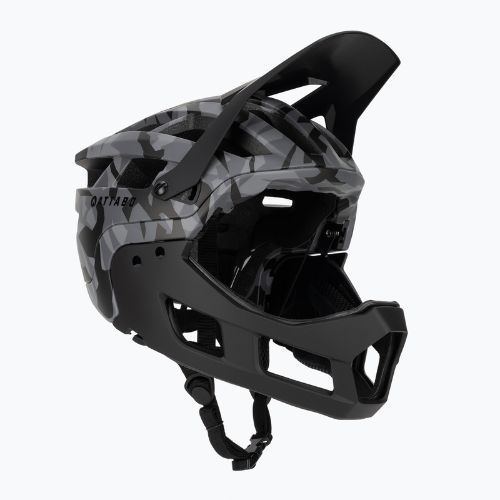 Kask rowerowy ATTABO State 2.0 full face szary