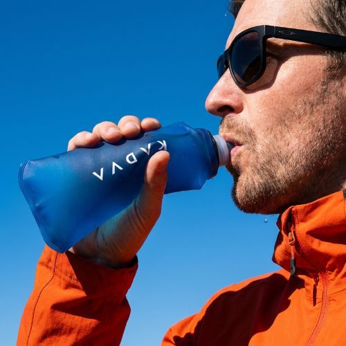 Bidon miękki KADVA softflask Flowbie 500 ml niebieski