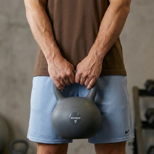 Kettlebell SOFT XTREXO 12 kg szary