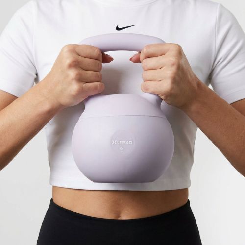 Kettlebell SOFT XTREXO 6 kg fioletowy