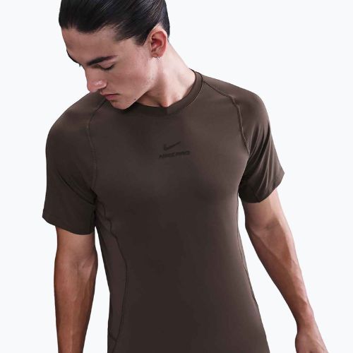 Koszulka treningowa męska Nike Pro Training Dri-Fit baroque brown/black