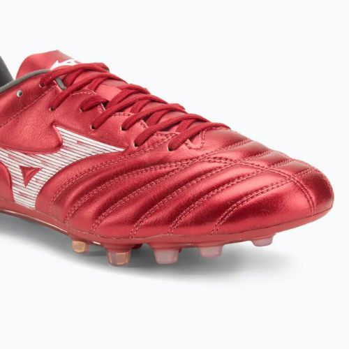 Buty piłkarskie męskie Mizuno Monarcida Neo III Pro AG morelia 40th red/white