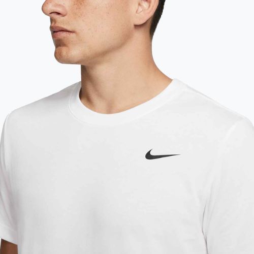 Koszulka męska Nike Dri-Fit smokey white/black