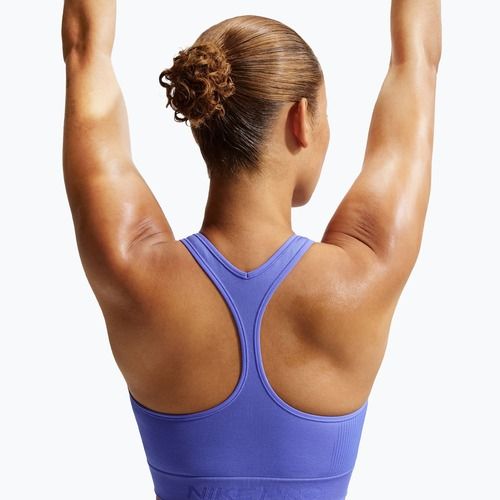 Top treningowy Nike Pro Seamless Dri-Fit Cropped sapphire