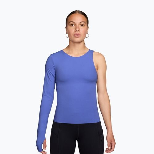 Koszulka treningowa damska Nike Zenvy Dri-Fit One Sleeve Top sapphire/white/white