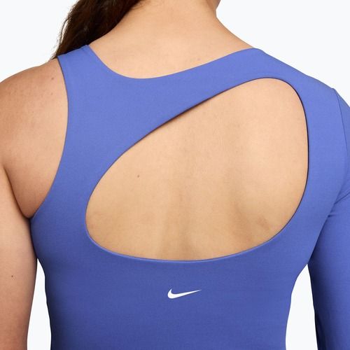 Koszulka treningowa damska Nike Zenvy Dri-Fit One Sleeve Top sapphire/white/white