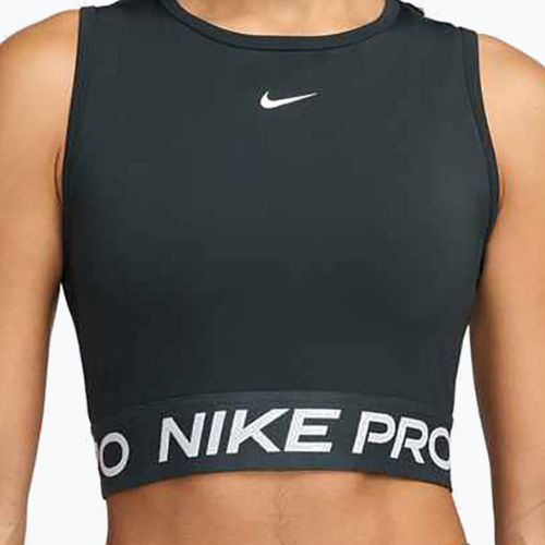Koszulka treningowa damska Nike Pro Dri-Fit seaweed/white
