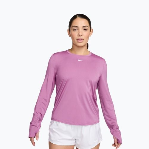 Longsleeve treningowy Nike One Classic Dri-Fit light magenta/white