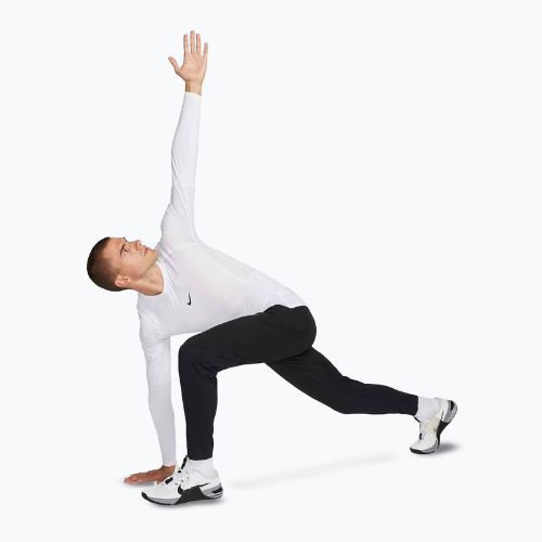 Longsleeve treningowy męski Nike Pro Dri-Fit Tight Fitness white/black