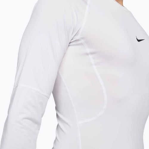 Longsleeve treningowy męski Nike Pro Dri-Fit Tight Fitness white/black