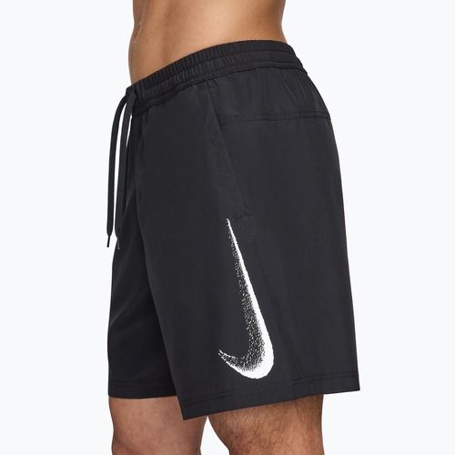 Spodenki treningowe męskie Nike Form Dri-Fit GFX 7" black/white